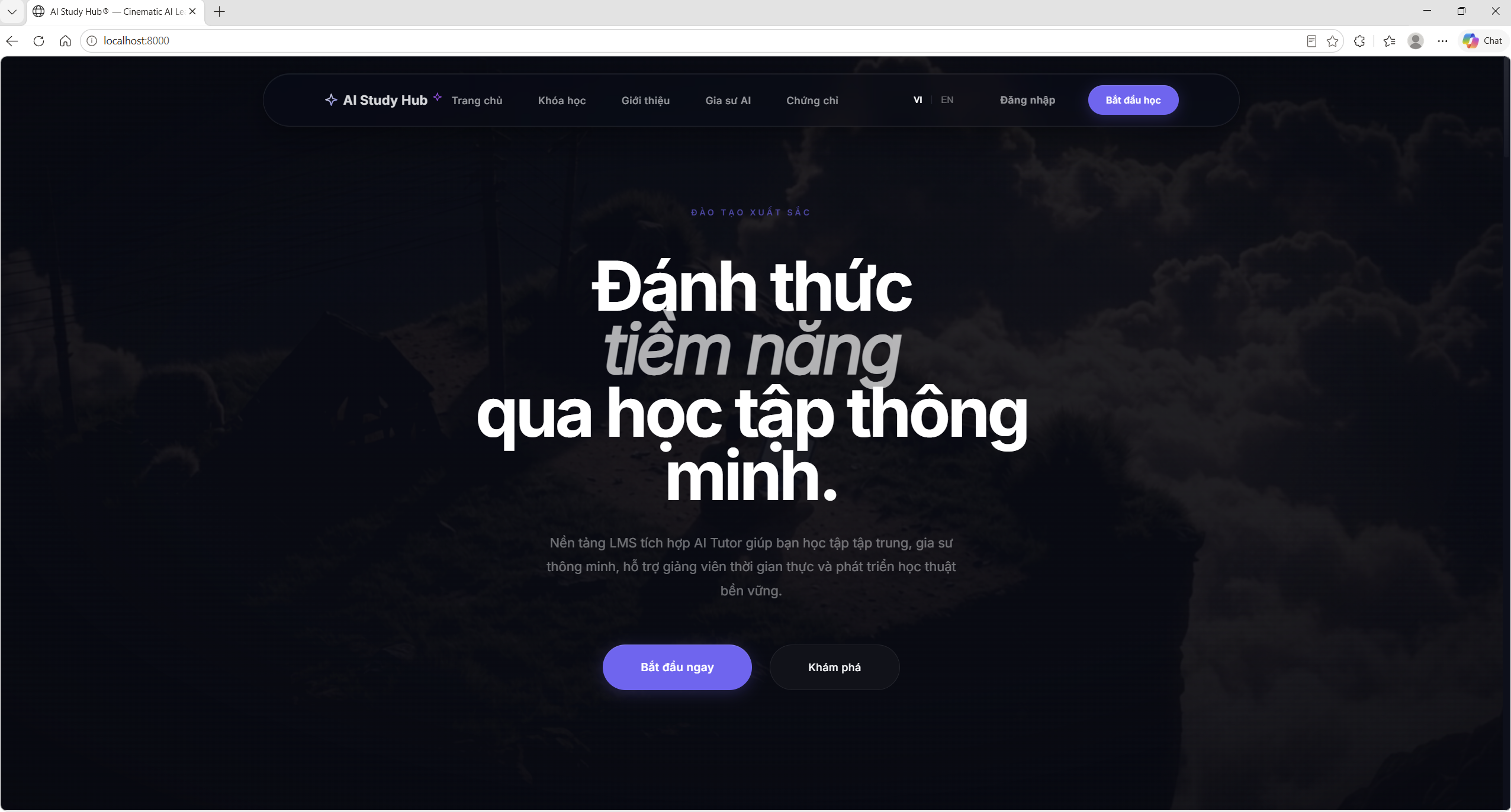 AI Study Hub — nền tảng học tập tích hợp AI